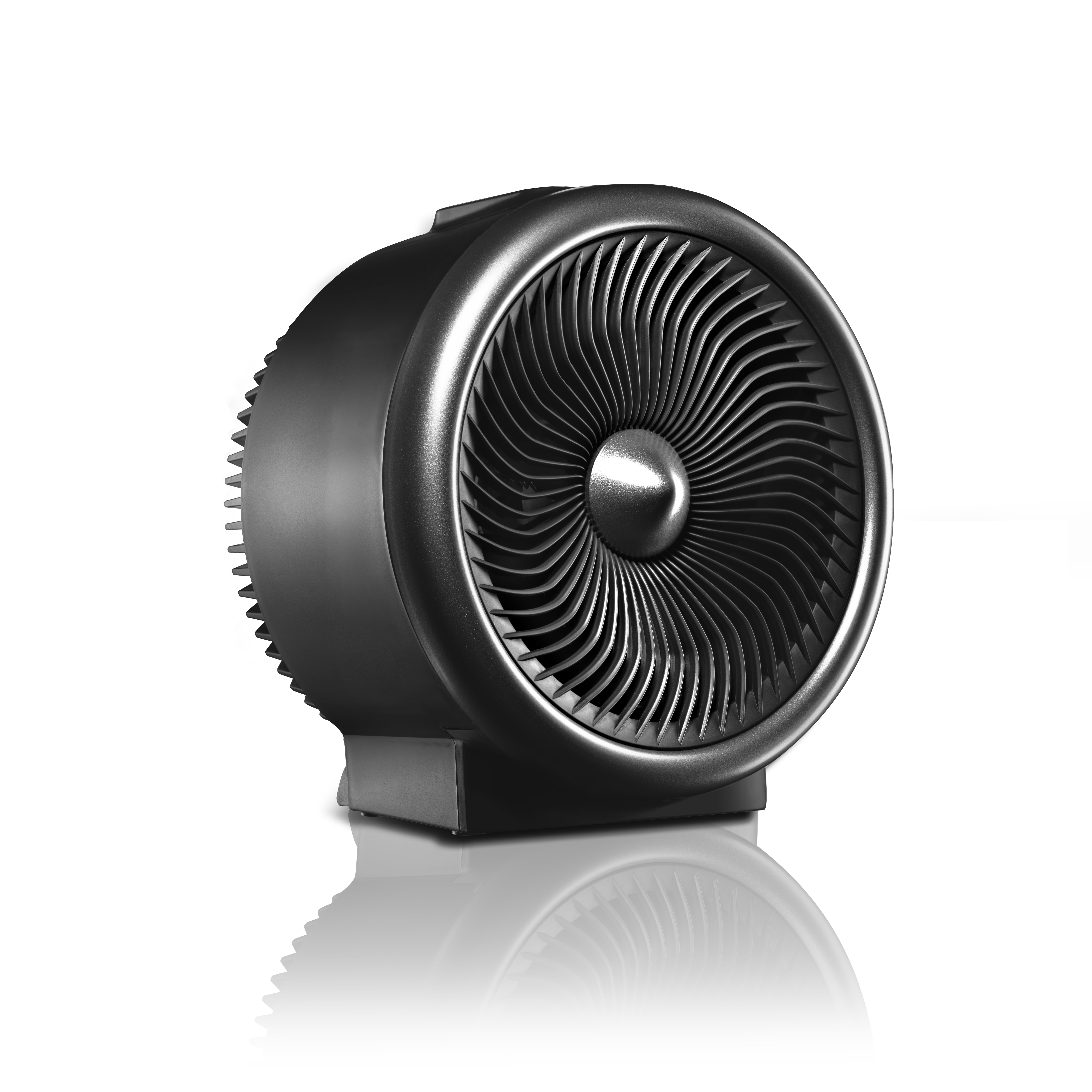 Pelonis Vortex 2-in-1 Heater & Fan, HF18-U1B, Silver & Black
