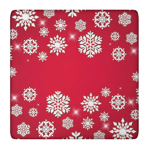Christmas Gathering Table Cover 36x36 Inch Square Format, Quality Spandex Material for Lasting Protection