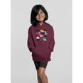 thumbnail image 2 of Cute Storybook Dinos Art Hoodie Juniors - Youth Hoodie, Small, 2 of 4