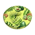 thumbnail image 2 of Lsque Kiwi and Avocado Round Bar chair cushion covers Velvet Fabric Premium Comfort Protects from Scratches and Stains for 14-17 Inch Chair- 13 inch, 2 of 7
