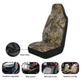 thumbnail image 4 of Binienty Hunting Camo Auto Seat Covers Front Seats Elastic Polyester Vehicle Bucket Seat Covers Breathable Anti-Slip Washable Anti-Scratch Easy Install Fit for Cars SUV Truck, 4 of 8