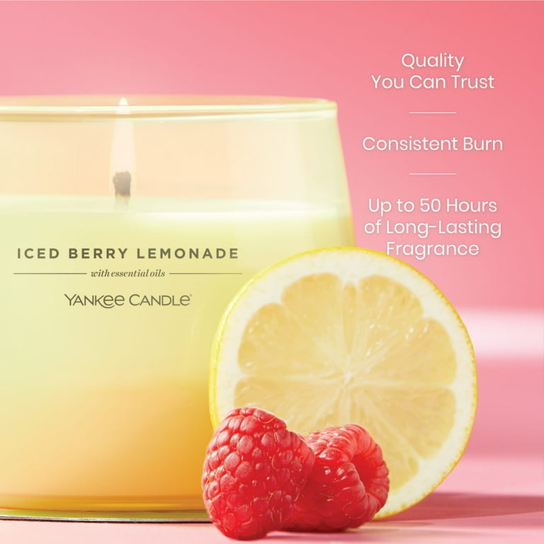 Yankee Candle Iced Berry Lemonade Studio Collection Jar Candle 10