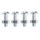 thumbnail image 1 of 4 tornillos para máquinas 1/4-20 x 3/4pulgada plata, 1 of 5