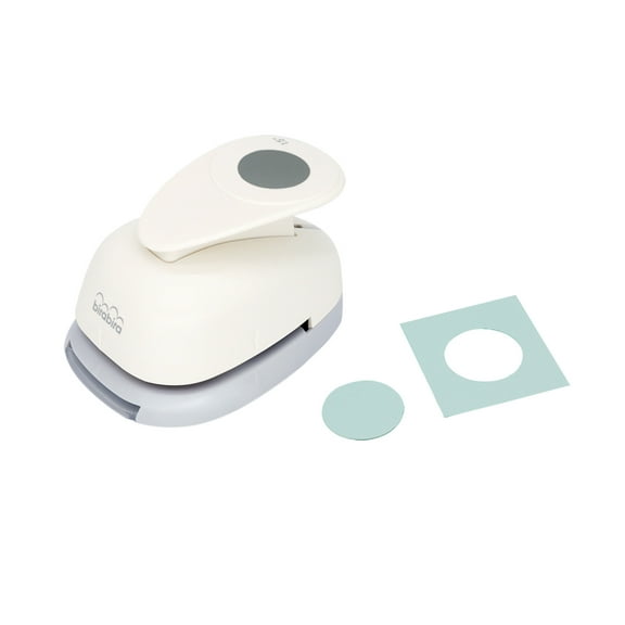 Bira Craft 1 1/8 inch Circle 2 Lever Action Craft Punch for Paper Crafting Scrapbooking