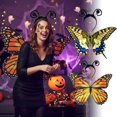 thumbnail image 1 of Diadema con Mariposas para Fiestas de Halloween, Juguetes para Adultos y Niños, Disfraces de Elfos | Tela Multicolor, 93 X 53 X 1,8 Cm, 200 G, 1 Unidad, 1 of 6