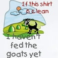 thumbnail image 2 of CafePress - Haven't Fed Goats Yet Infant Bodysuit - Baby Light Bodysuit, Size Newborn - 24 Months, 2 of 4