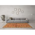 thumbnail image 3 of Ahgly Company Machine Washable Indoor Round Persian Brown Traditional Area Rugs, 3' Round, 3 of 4