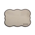 thumbnail image 2 of Alfombra de baño antideslizante absorbente | Alfombra de secado rápido de diatomita para lavabo de entrada | Caqui de estilo moderno | Resistente al agua Fácil de limpiar | 16x23.6 pulgadas | 1, 2 of 6
