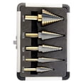thumbnail image 1 of Step Drill Bits,5 Pcs Step Drill Step Drill Bit Set Drill Bit Set Custom Engineered, 1 of 8