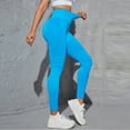 thumbnail image 5 of Workout Leggings for Women High Waist Stretch Yoga Pants Tummy Control Compression for Running Gym Clothes Activewear Royal Blue 5XL, 5 of 8