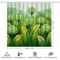 thumbnail image 2 of Shower Sets for Bathroom, Gold Vine Leaf Pattern Printed on Cute Shower Curtain Sets with Rugs, Suitable for Small Bathroom Gym Guest Bath, 72 x 72 inches, 2 of 8