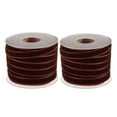 thumbnail image 3 of AIGIA 20 Yard 10 mm Velvet Ribbon Spool Vintage Velvet Ribbons for Gift Wrapping Decoration Party Wedding Arts Crafts(1/2 Roll), 3 of 10
