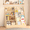 Natural, variant on Kids Bookshelf and Toy Storage Organizer, 4 Tier Wooden Kids Book Shelf with Bookcase Display Stand for Classroom, Playroom, Nursery