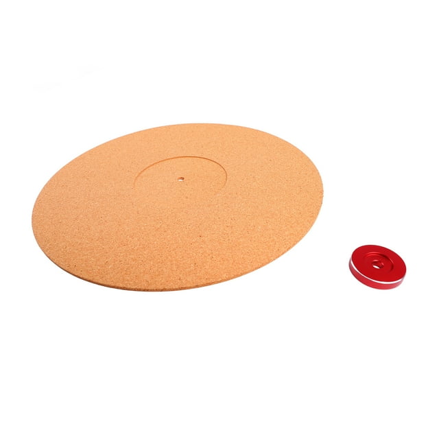 Tapis de Table Tournante en Liège, Vinyle Disque de Liège Tapis Universel Rétro Regarder pour Instrument de Musique