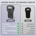 thumbnail image 2 of Label Maker Machine with Tape Rechargeable Label Maker Portable QWERTY Keyboard Labeler with Backlit LCD Screen tooth Label Printer LM for Kitchen Office School Organization, 2 of 9