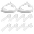 thumbnail image 1 of OULII 2Pack Tooth Brush Caps ABS DustProof Round Design for Daily Cleaning, 1 of 6