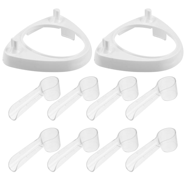 OULII Lot de 2 Embouts de Brosse à Dents ABS Design Rond Anti-Poussière pour Nettoyage Quotidien