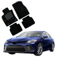 thumbnail image 2 of Carpet Floor Mats for 2018 to 2024 Toyota Camry with Anti Slip Driver Heel Pad and Safety Locks, Front and Rear, ecoMats, 2 of 8