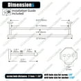 thumbnail image 5 of KOKOSIRI 32 Inch Double Towel Bar Bathroom Towel Holder Bath Towel Rails Brushed Nickel B5005BR-L32, 5 of 9