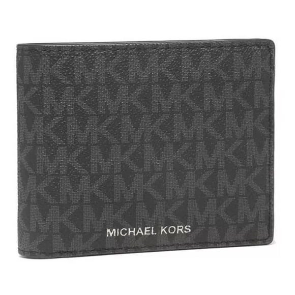 CARTERA HOMBRE MICHAEL KORS ORIGINAL COOPER BILLFOLD WITH PASSCASE BLACK LOGO