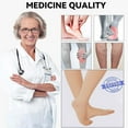 thumbnail image 3 of MARTINE MALL 2 Pair Beige Knee High Graduated Compression Stockings 20-30 mmhg Close Toe Compression Socks for Women and Men, 3 of 7