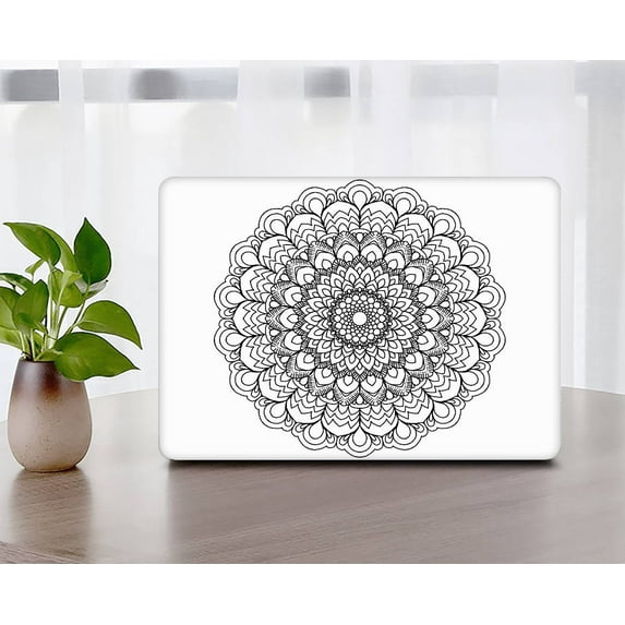KSK KAISHEK Plastic Hard Shell Case Cover for 2019 - 2020 Released MacBook Pro 16" Touch ID Model: A2141 MANDALA0001