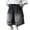 Black, variant on UACY Long Ripped Baggy Jean Shorts Jorts Baggy Short Jeans Y2K Jorts Short Jeans with Pockets Trendy Baggy Summer Jorts (Black, 5-6 Years)