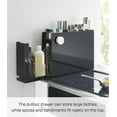 thumbnail image 6 of Yamazaki Home Sliding Drawer Seasoning Rack, Black, Steel, 6 of 7