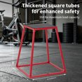 thumbnail image 2 of Plyometric Jump Box, Steel Agility Training Platform, Non‑Slip Surface, Perfect for Home Functional Training, Strength Improvement and Physical Conditioning, 2 of 8