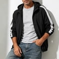 thumbnail image 5 of Tqyyweavej Men's Sun Protection Hoodie Jacket Lightweight Full Zip Long Sleeve Hoodies Drawstring Casual Hooded SPF UV Shirts for Hiking, 5 of 10