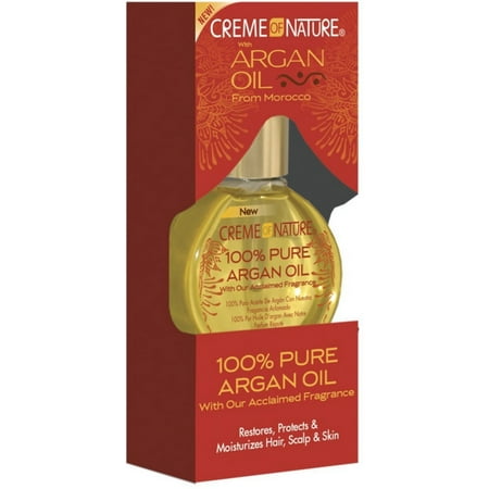 Creme of Nature 100% Pure Argan Oil 1 oz (Pack of 2)