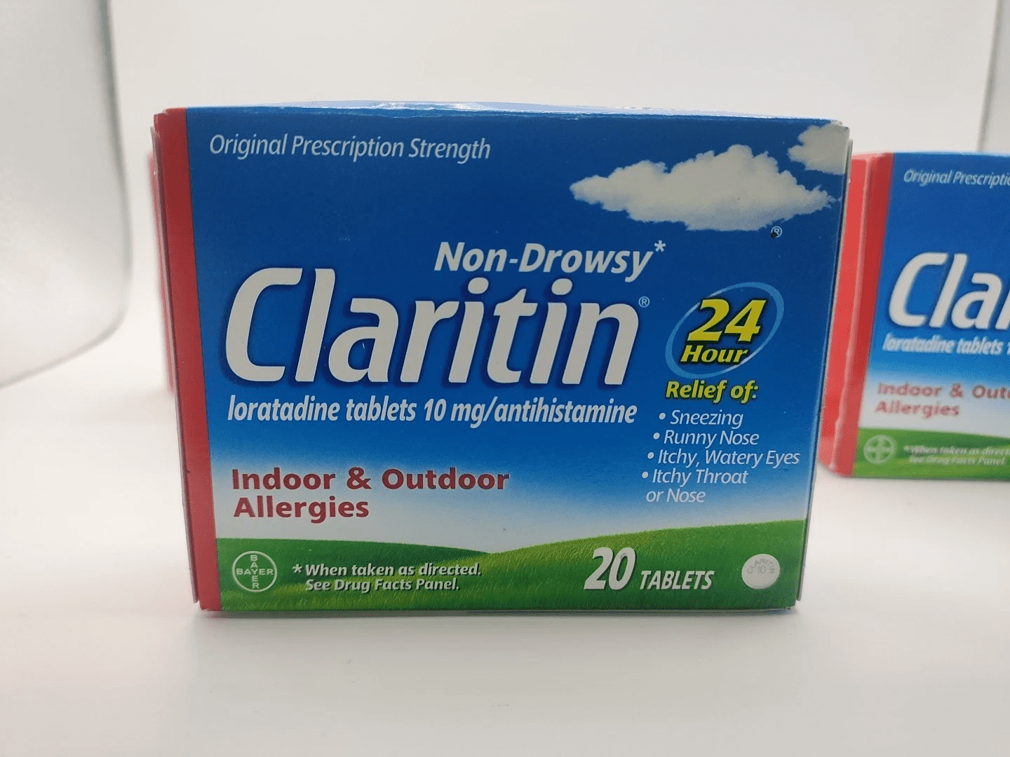 Claritin Non-Drowsy 24Hr Indoor & Outdoor Allergy Relief, 20ct, 3-Pack