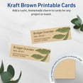 thumbnail image 3 of Avery 1" x 3" Rectangle Cards, Kraft Brown, 800ct, 3 of 11