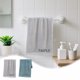 thumbnail image 1 of Toalla facial de algodón | Toallita altamente absorbente | Secado rápido | Suave y respetuoso con la piel | Transpirable | 1 paquete | Gris Verde | 80x36cm | Ligero Duradero | Polivalente, 1 of 7