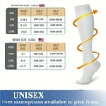 thumbnail image 2 of 3pairs Copper Compression Socks For Blood Circulation 15-20mm Hg  Compression Socks For Women And Men, 2 of 7