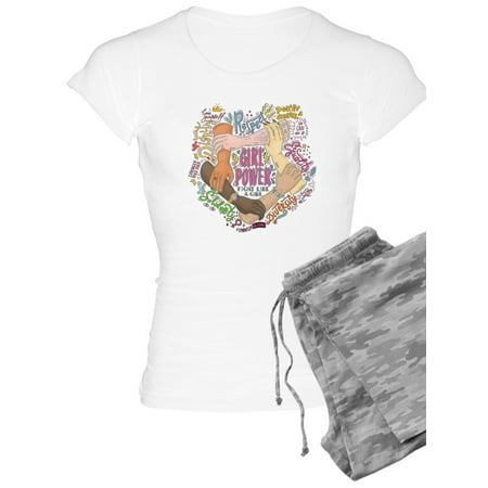 

CafePress - Girl Power Pajamas - Women s Light Pajamas
