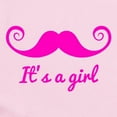 thumbnail image 2 of CafePress - Its A Girl Design With Pink Mustache Body Suit - Baby Light Bodysuit, Size Newborn - 24 Months, 2 of 4