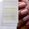 thumbnail image 3 of Rose Gold Half Moon Totem 3d Nail Sticker, 3 of 5