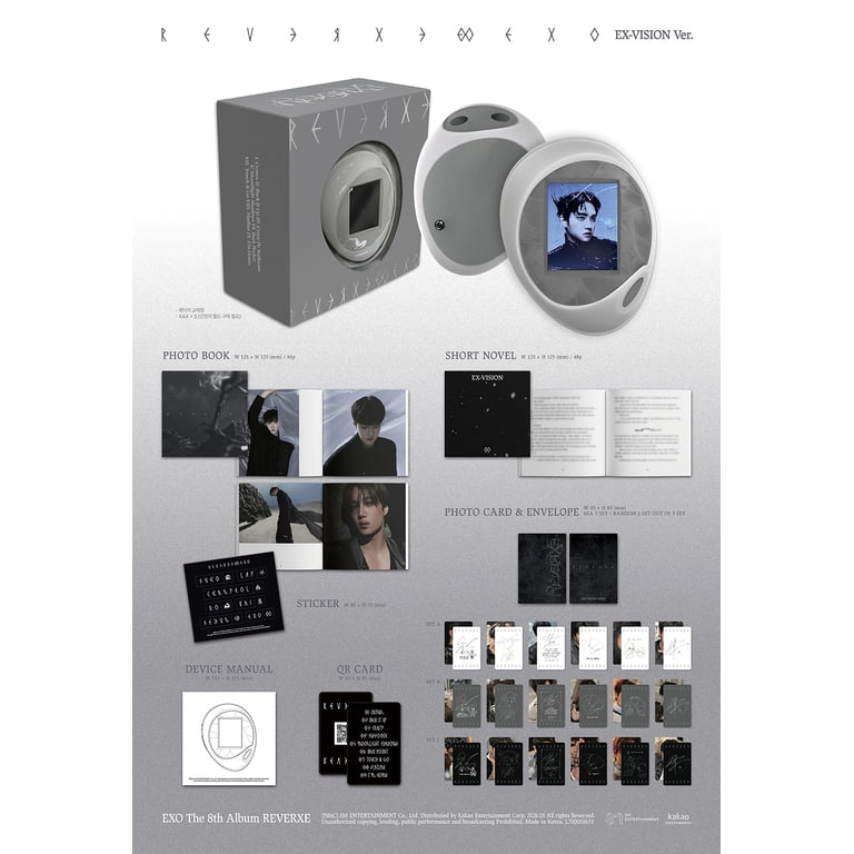 EXO - [REVERXE] 8th Album EX-VISION Version Smart Album - Walmart.com