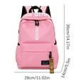 thumbnail image 2 of 14.2"x11'' Backpack for Student with Laptop Compartment - Durable Canvas & Polyester campus Bag | Multi-Pocket Organization, Breathable Design for All-Day Comfort, 2 of 5