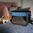 thumbnail image 3 of Portable Pets Carrier Bag Hamster Travel Bag Hedgehog Rats Rabbit 5.51x3.94x3.15inch, 3 of 7