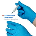 thumbnail image 5 of WellBefore Blue Nitrile Disposable Gloves - Small 200 Ct. - Powder & Latex-Free, 5 of 10