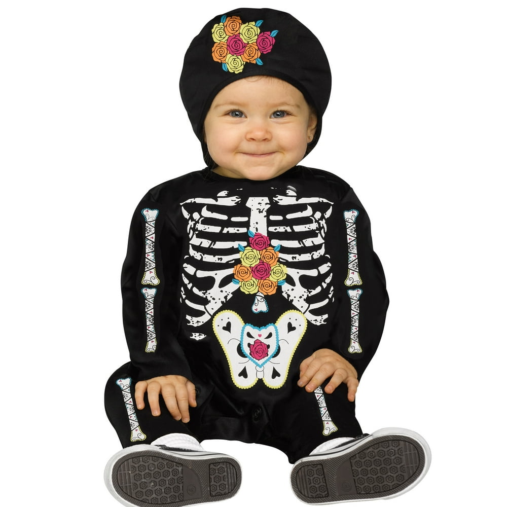 Infant Halloween Costumes 0 3 Months - Baby Bones Day Of The Dead Skeleton Toddler Halloween Costume-S Infant Halloween Costumes 0 3 Months - Baby Bones Day Of The Dead Skeleton Toddler Halloween Costume-S