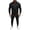 Black, variant on LEKWK Tracksuit Men 2 Piece Outfit Quarter Zip Mock Neck Sweatshirt and Jogger Sweatpants Athletic Fall Winter Gym Sweatsuits Matching Sets