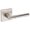Lifetime Satin Nickel, variant on Baldwin L021190PRIV L021 Privacy Door Lever Set - Black