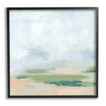 Stupell Industries Contemporary Landscape Abstract Painting Black Framed Art Print Wall Art, Design by June Erica Vess