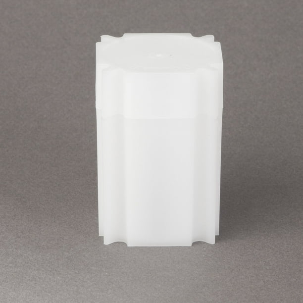 (10) Coinsafe Brand Square White Plastic (Large Dollar) Size Coin Storage Tube Holders Walmart
