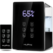 Hupro Humidifier for Bedroom Top Fill 6L for Large Room Warm and Cool Mist Ultrasonic Humidifiers with Humidistat, Essential Oil Diffuser for Plant Home Living Baby Nursery Room Air Vaporizer