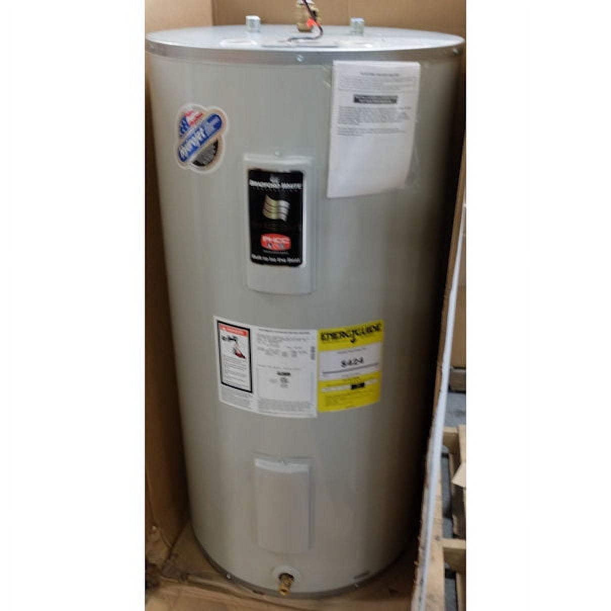 Bradford White RE350S6-1NCWW 50 Gallon Upright Electric Water Heater with  Hydrojet® Total Performance System - 208/230 Volt - 4500 Watts