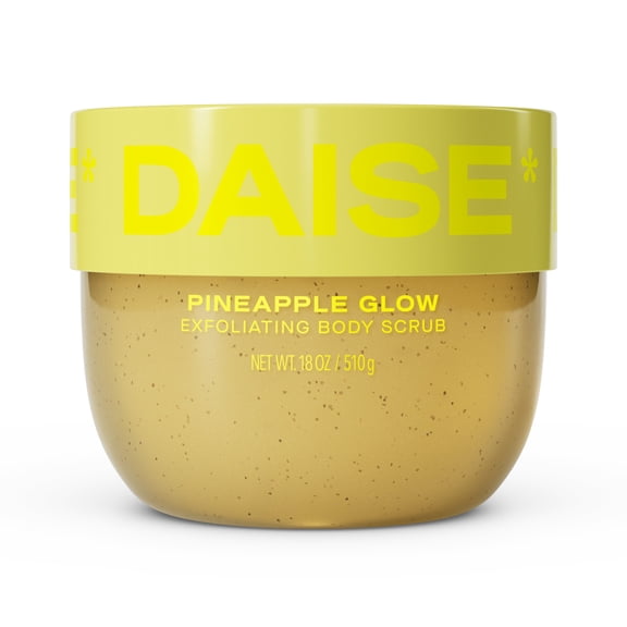 DAISE Exfoliating Body Scrub in Pineapple Glow, For Soft Glowing Skin, 510 g